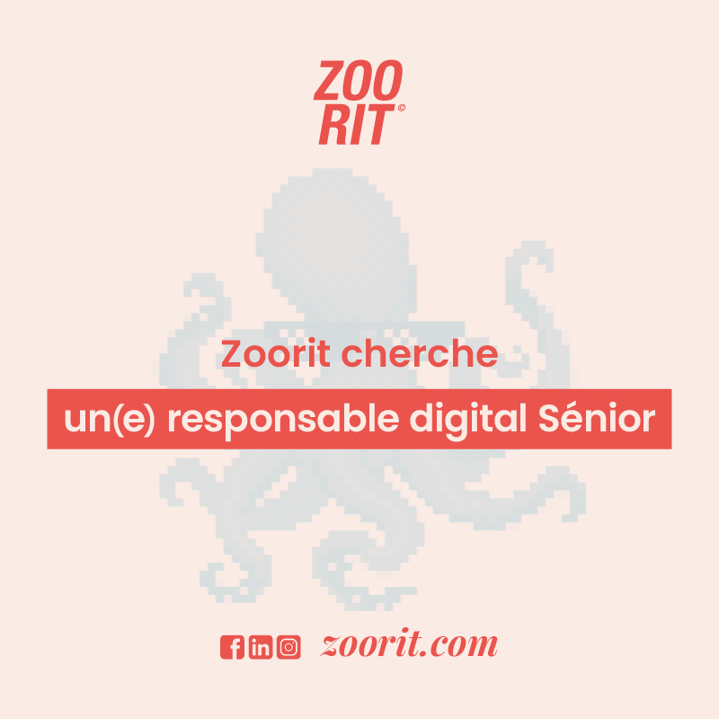 Nous recrutons Responsable digital Sénior